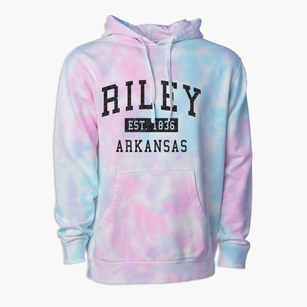Riley Arkansas Classic Established Premium Tie-Dye Hoodie