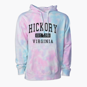 Hickory Virginia Classic Established Premium Tie-Dye Hoodie