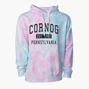 Cornog Pennsylvania Classic Established Premium Tie-Dye Hoodie