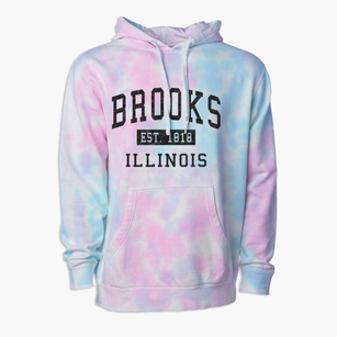 Brooks Illinois Classic Established Premium Tie-Dye Hoodie