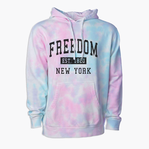 Freedom New York Classic Established Premium Tie-Dye Hoodie
