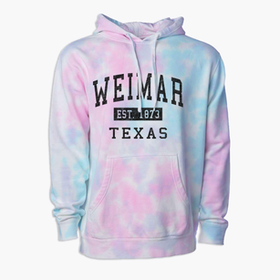 Weimar Texas Classic Established Premium Tie-Dye Hoodie