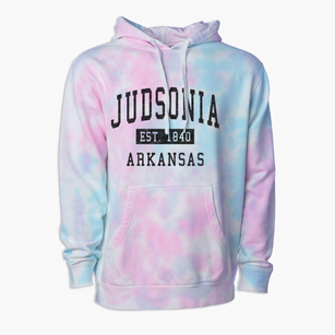Judsonia Arkansas Classic Established Premium Tie-Dye Hoodie