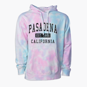 Pasadena California Classic Established Premium Tie-Dye Hoodie