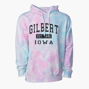 Gilbert Iowa Classic Established Premium Tie-Dye Hoodie