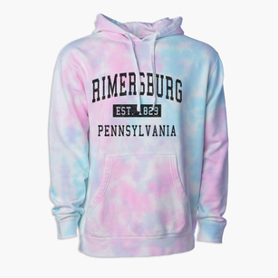 Rimersburg Pennsylvania Classic Established Premium Tie-Dye Hoodie