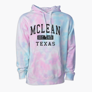 Mclean Texas Classic Established Premium Tie-Dye Hoodie