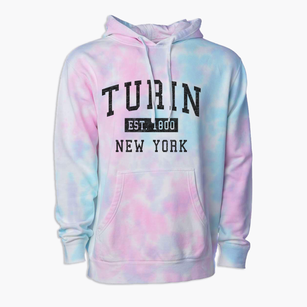 Turin New York Classic Established Premium Tie-Dye Hoodie