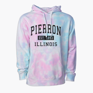 Pierron Illinois Classic Established Premium Tie-Dye Hoodie