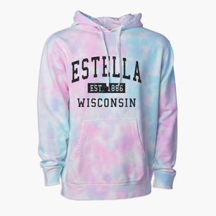 Estella Wisconsin Classic Established Premium Tie-Dye Hoodie