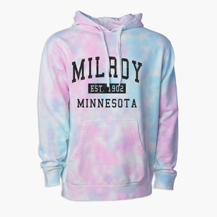 Milroy Minnesota Classic Established Premium Tie-Dye Hoodie