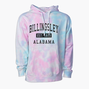 Billingsley Alabama Classic Established Premium Tie-Dye Hoodie