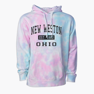 New Weston Ohio Classic Established Premium Tie-Dye Hoodie