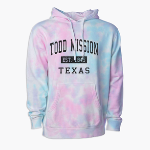 Todd Mission Texas Classic Established Premium Tie-Dye Hoodie