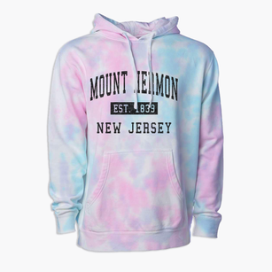 Mount Hermon New Jersey Classic Established Premium Tie-Dye Hoodie