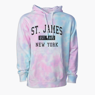 St. James New York Classic Established Premium Tie-Dye Hoodie