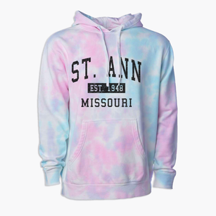 St. Ann Missouri Classic Established Premium Tie-Dye Hoodie