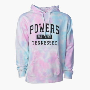Powers Tennessee Classic Established Premium Tie-Dye Hoodie