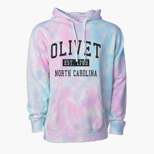 Olivet North Carolina Classic Established Premium Tie-Dye Hoodie