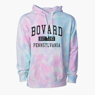 Bovard Pennsylvania Classic Established Premium Tie-Dye Hoodie