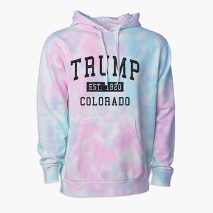 Trump Colorado Classic Established Premium Tie-Dye Hoodie