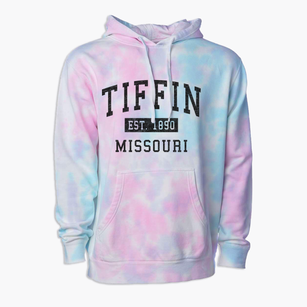 Tiffin Missouri Classic Established Premium Tie-Dye Hoodie
