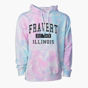 Fravert Illinois Classic Established Premium Tie-Dye Hoodie