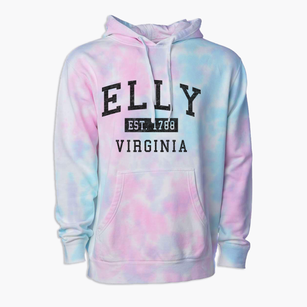 Elly Virginia Classic Established Premium Tie-Dye Hoodie