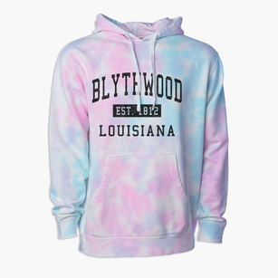 Blythwood Louisiana Classic Established Premium Tie-Dye Hoodie
