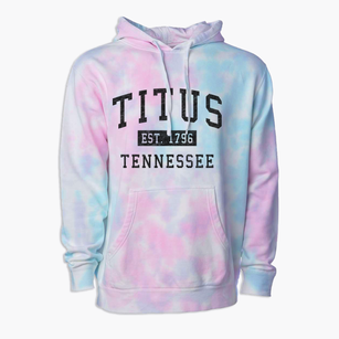 Titus Tennessee Classic Established Premium Tie-Dye Hoodie