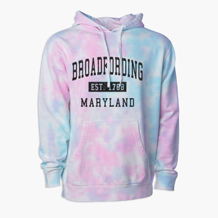 Broadfording Maryland Classic Established Premium Tie-Dye Hoodie