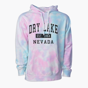 Dry Lake Nevada Classic Established Premium Tie-Dye Hoodie