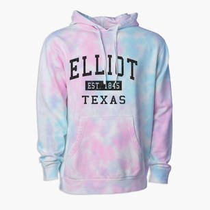 Elliot Texas Classic Established Premium Tie-Dye Hoodie