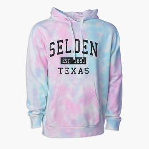 Selden Texas Classic Established Premium Tie-Dye Hoodie