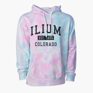 Ilium Colorado Classic Established Premium Tie-Dye Hoodie
