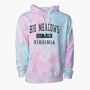 Big Meadows Virginia Classic Established Premium Tie-Dye Hoodie