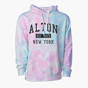 Alton New York Classic Established Premium Tie-Dye Hoodie