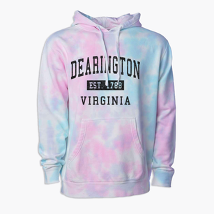 Dearington Virginia Classic Established Premium Tie-Dye Hoodie