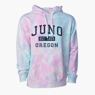 Juno Oregon Classic Established Premium Tie-Dye Hoodie