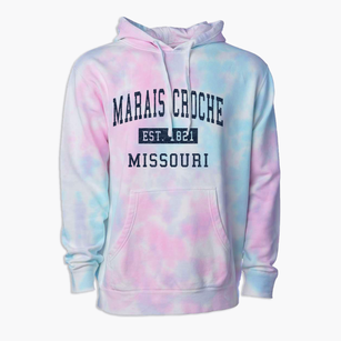 Marais Croche Missouri Classic Established Premium Tie-Dye Hoodie