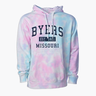 Byers Missouri Classic Established Premium Tie-Dye Hoodie