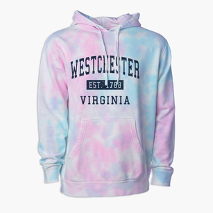Westchester Virginia Classic Established Premium Tie-Dye Hoodie