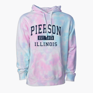 Pierson Illinois Classic Established Premium Tie-Dye Hoodie