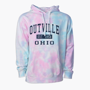 Outville Ohio Classic Established Premium Tie-Dye Hoodie