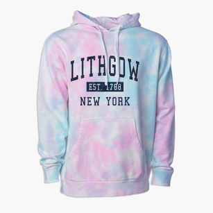 Lithgow New York Classic Established Premium Tie-Dye Hoodie