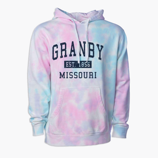 Granby Missouri Classic Established Premium Tie-Dye Hoodie
