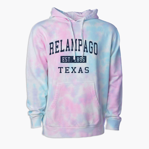 Relampago Texas Classic Established Premium Tie-Dye Hoodie