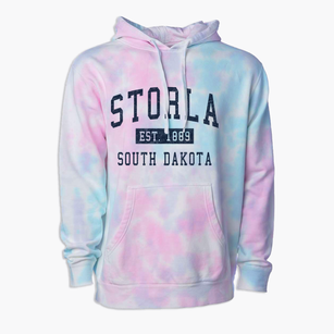 Storla South Dakota Classic Established Premium Tie-Dye Hoodie