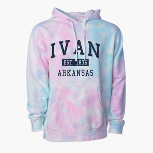 Ivan Arkansas Classic Established Premium Tie-Dye Hoodie