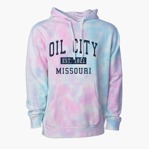Oil City Missouri Classic Established Premium Tie-Dye Hoodie